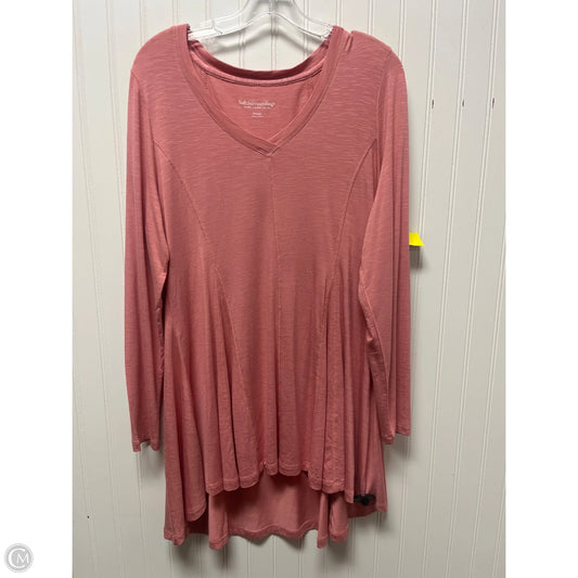 Top Long Sleeve By Soft Surroundings In Pink, Size: M