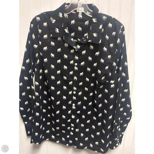 Top Long Sleeve By Crown And Ivy In Black, Size: M