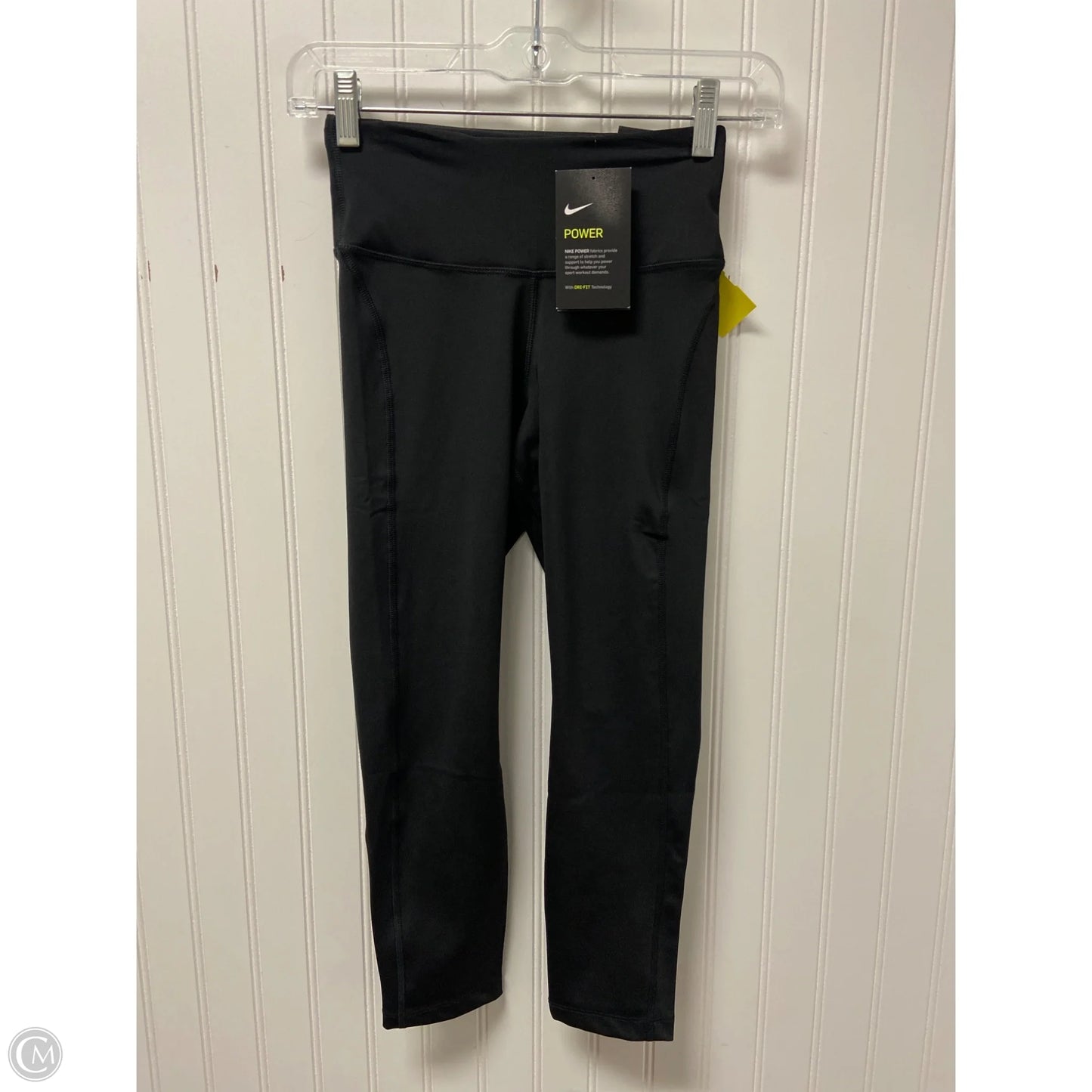 Athletic Leggings Capris By Nike In Black, Size: Xs
