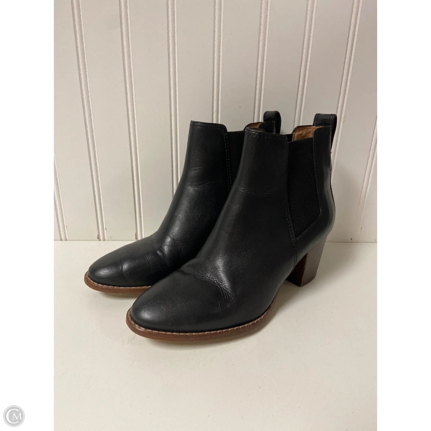 Boots Ankle Heels By Madewell In Black, Size: 6.5