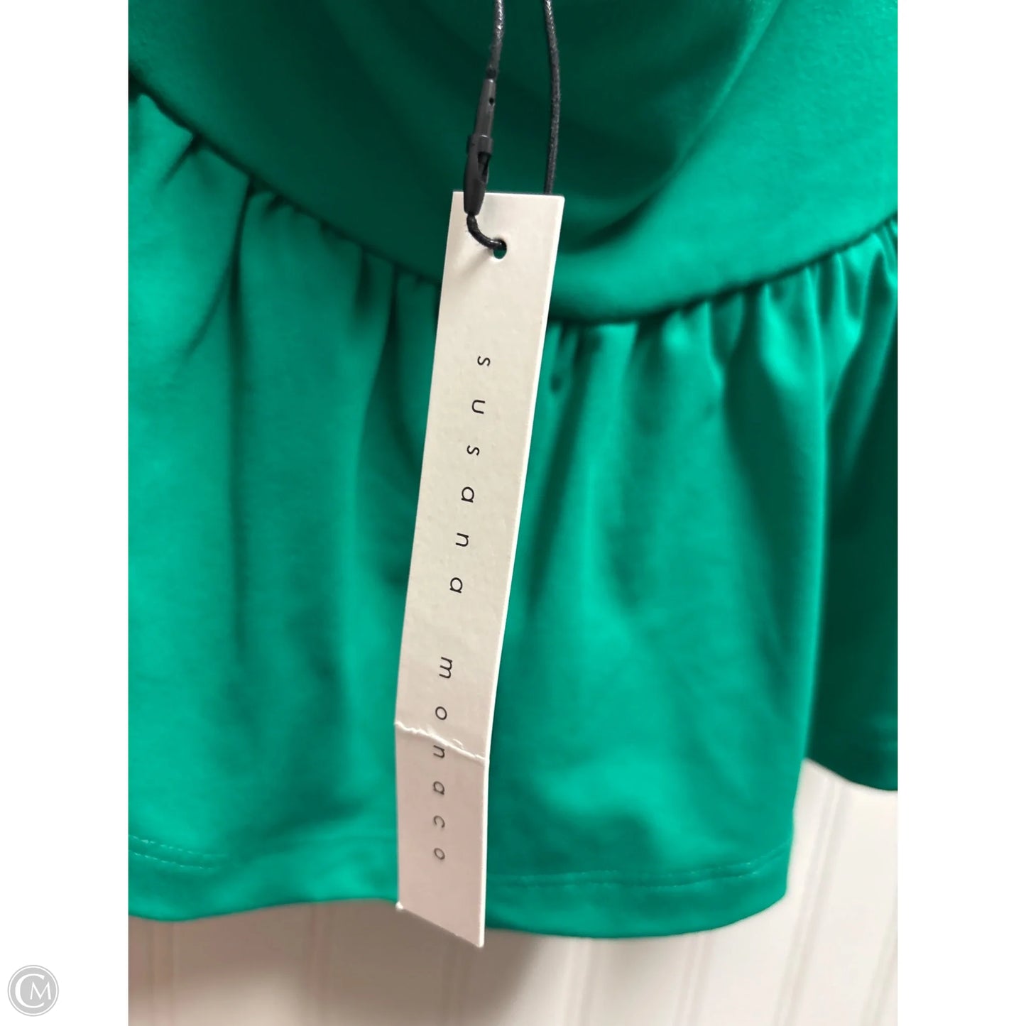 Top Short Sleeve By Cmb In Green, Size: S