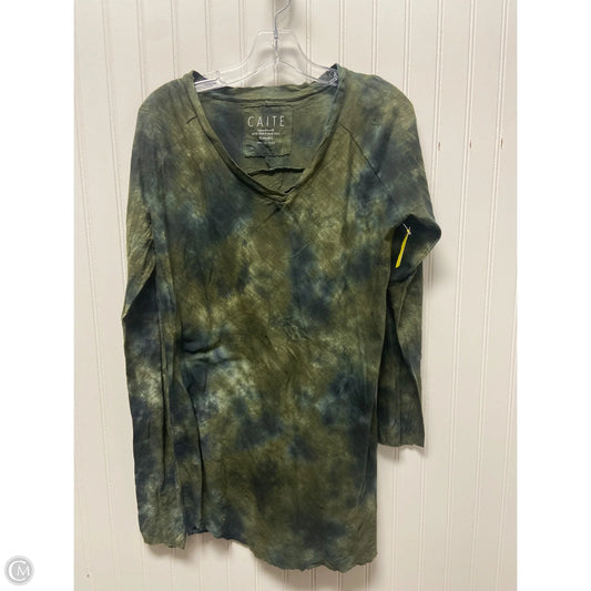 Top Long Sleeve By Cmc In Tie Dye Print, Size: S