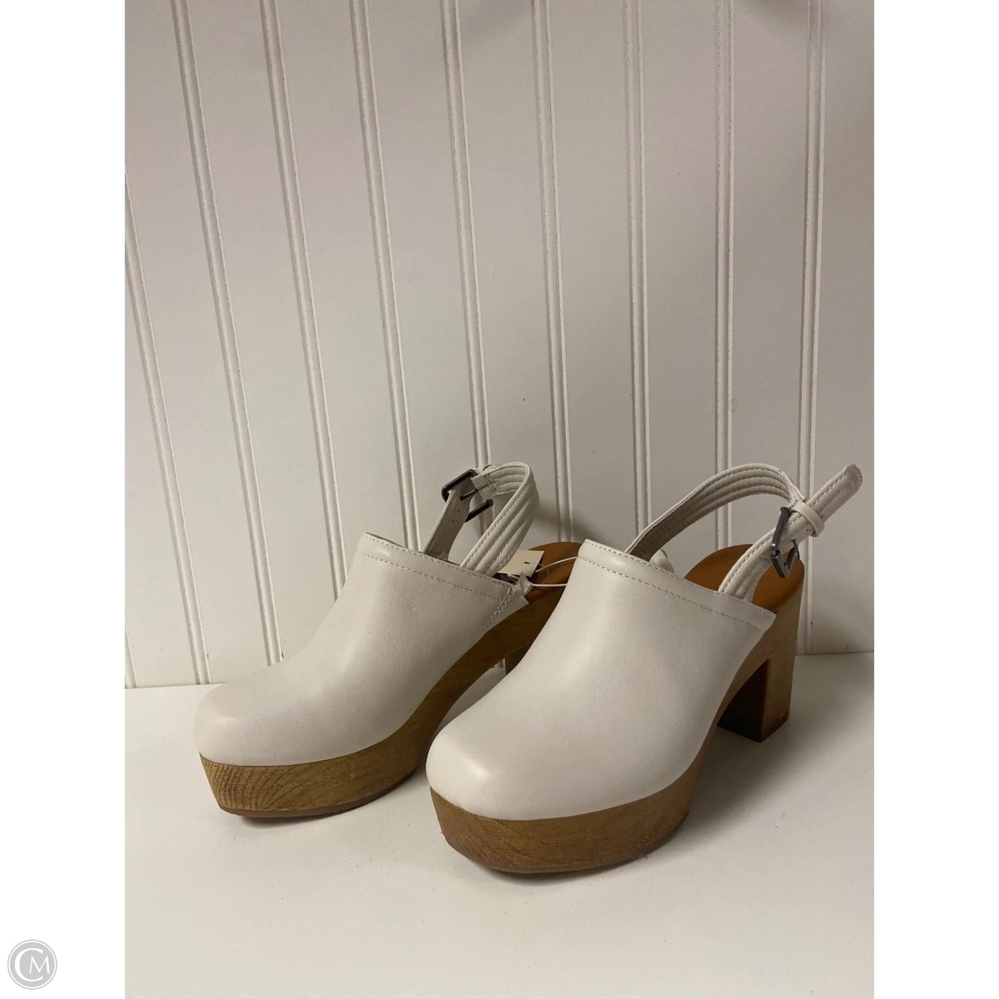Shoes Heels Block By Universal Thread In White, Size: 6.5