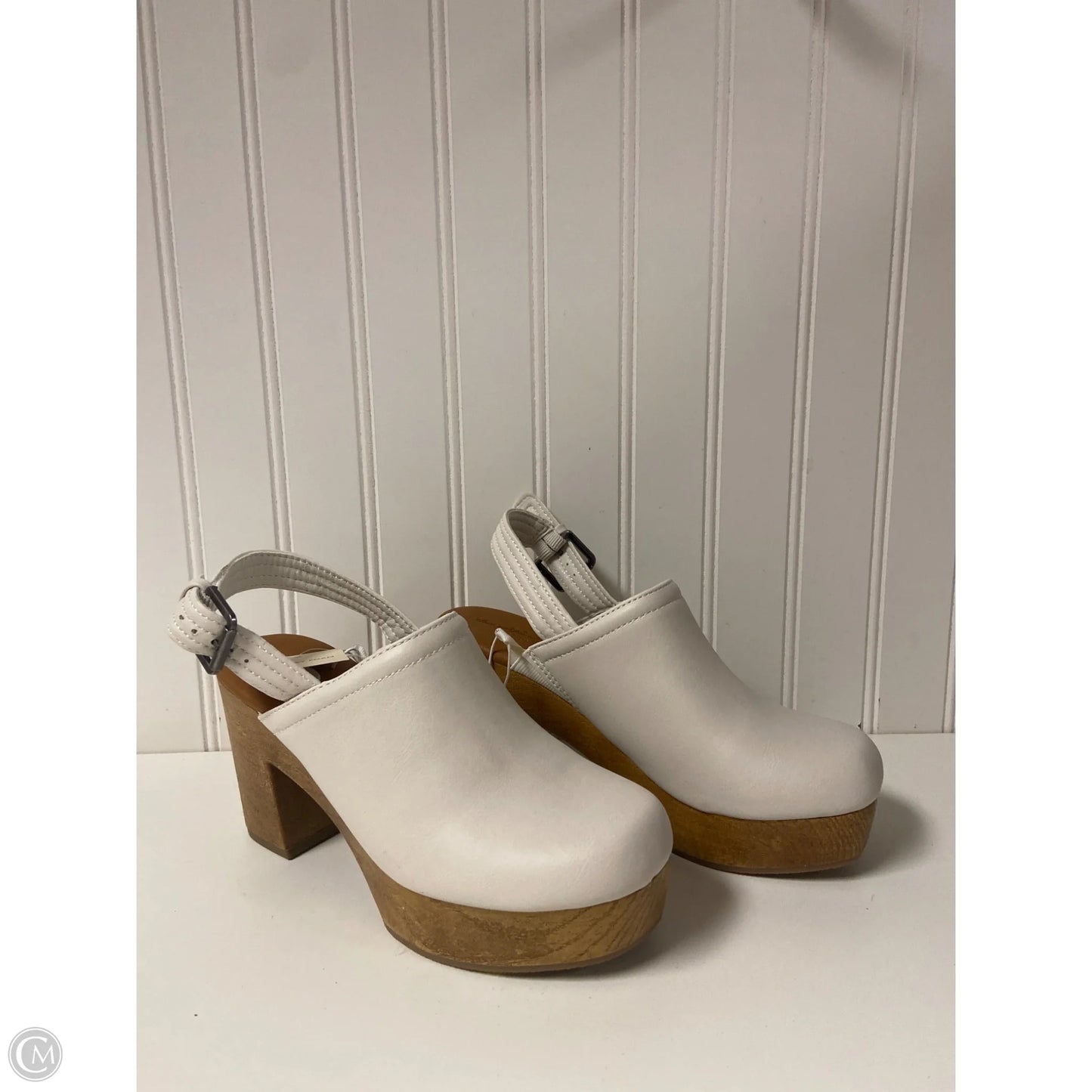 Shoes Heels Block By Universal Thread In White, Size: 6.5
