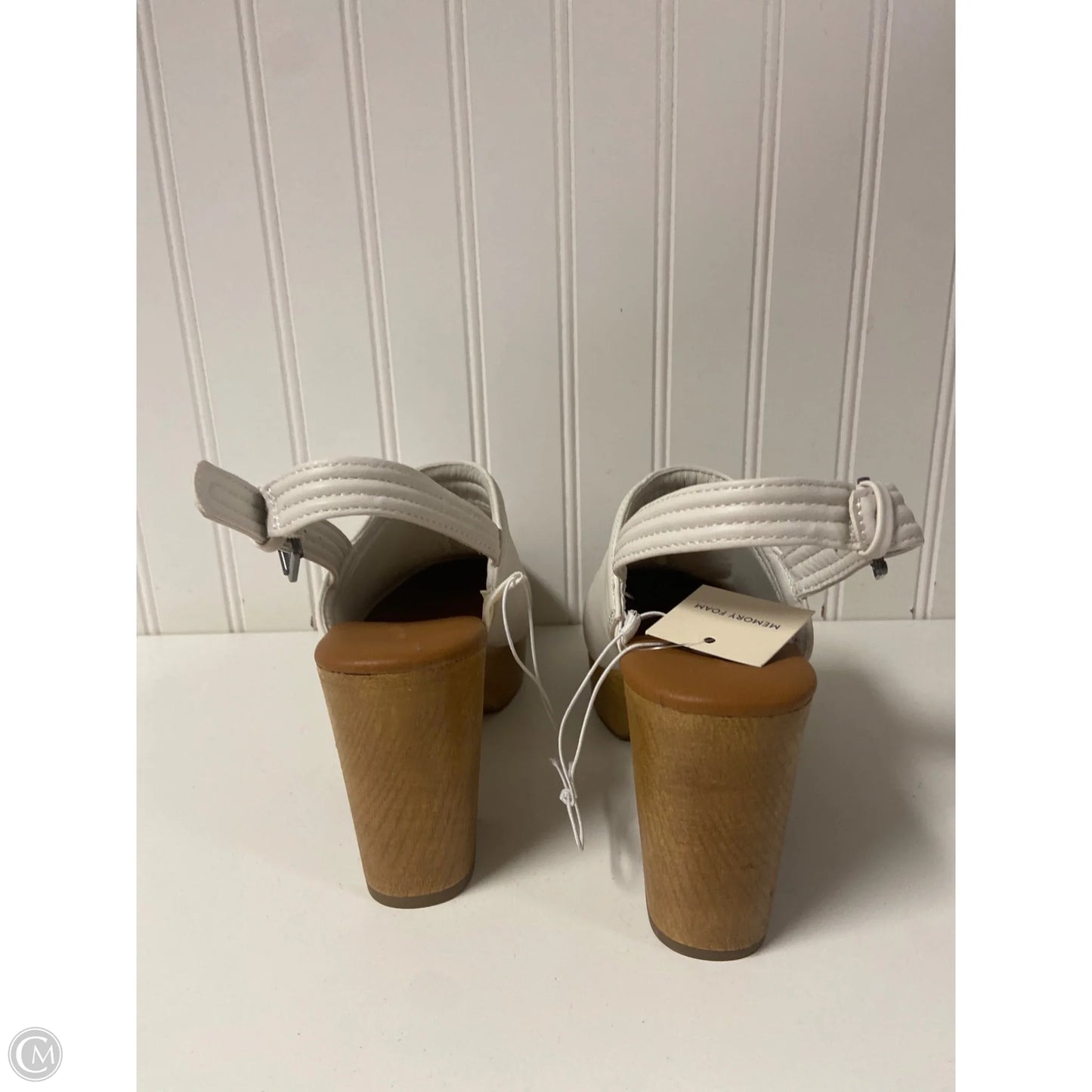 Shoes Heels Block By Universal Thread In White, Size: 6.5