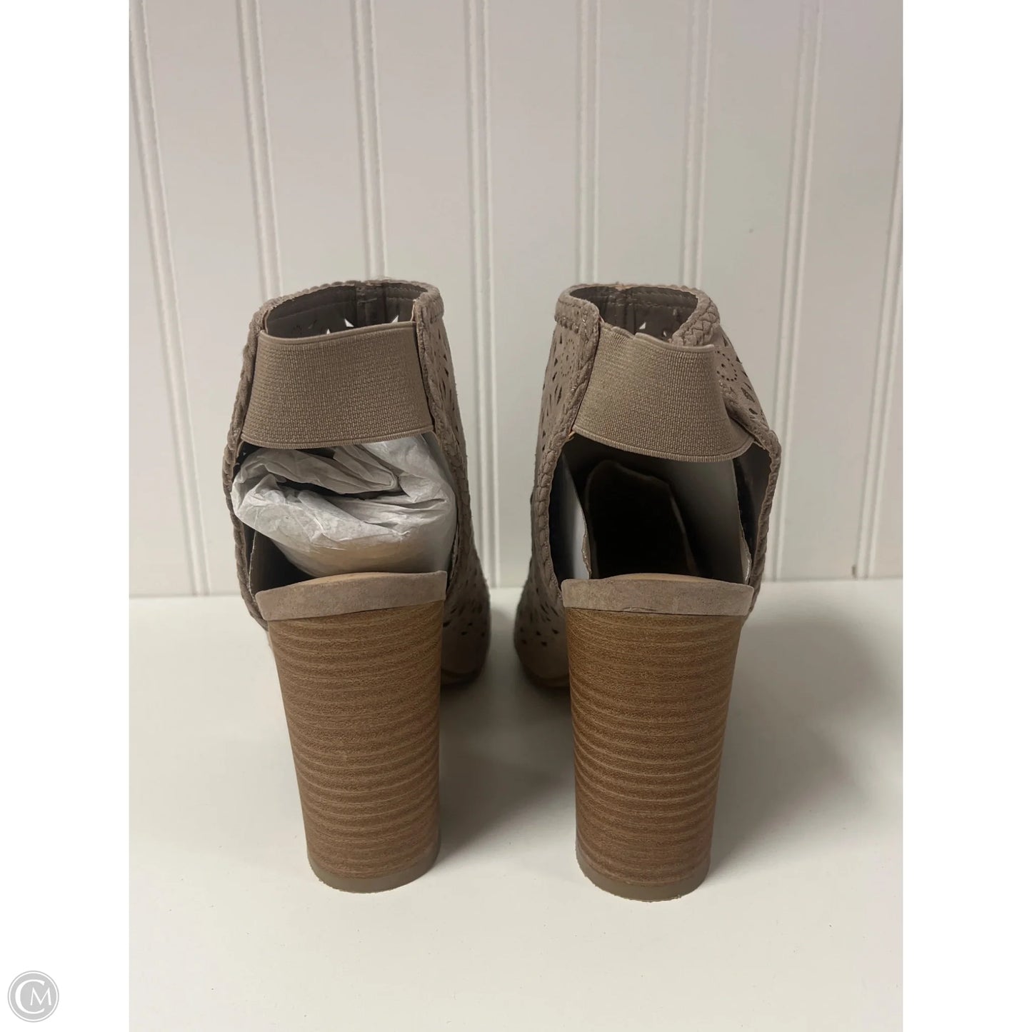Shoes Heels Block By Lc Lauren Conrad In Taupe, Size: 8.5