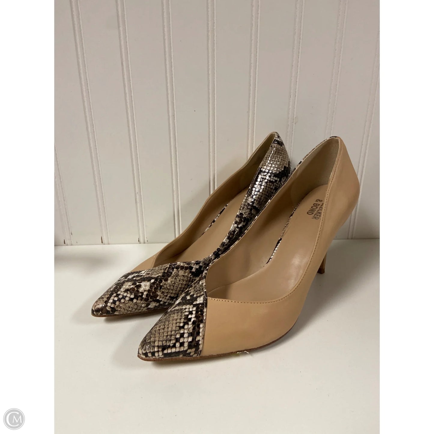 Shoes Heels Stiletto By Clothes Mentor In Beige, Size: 10