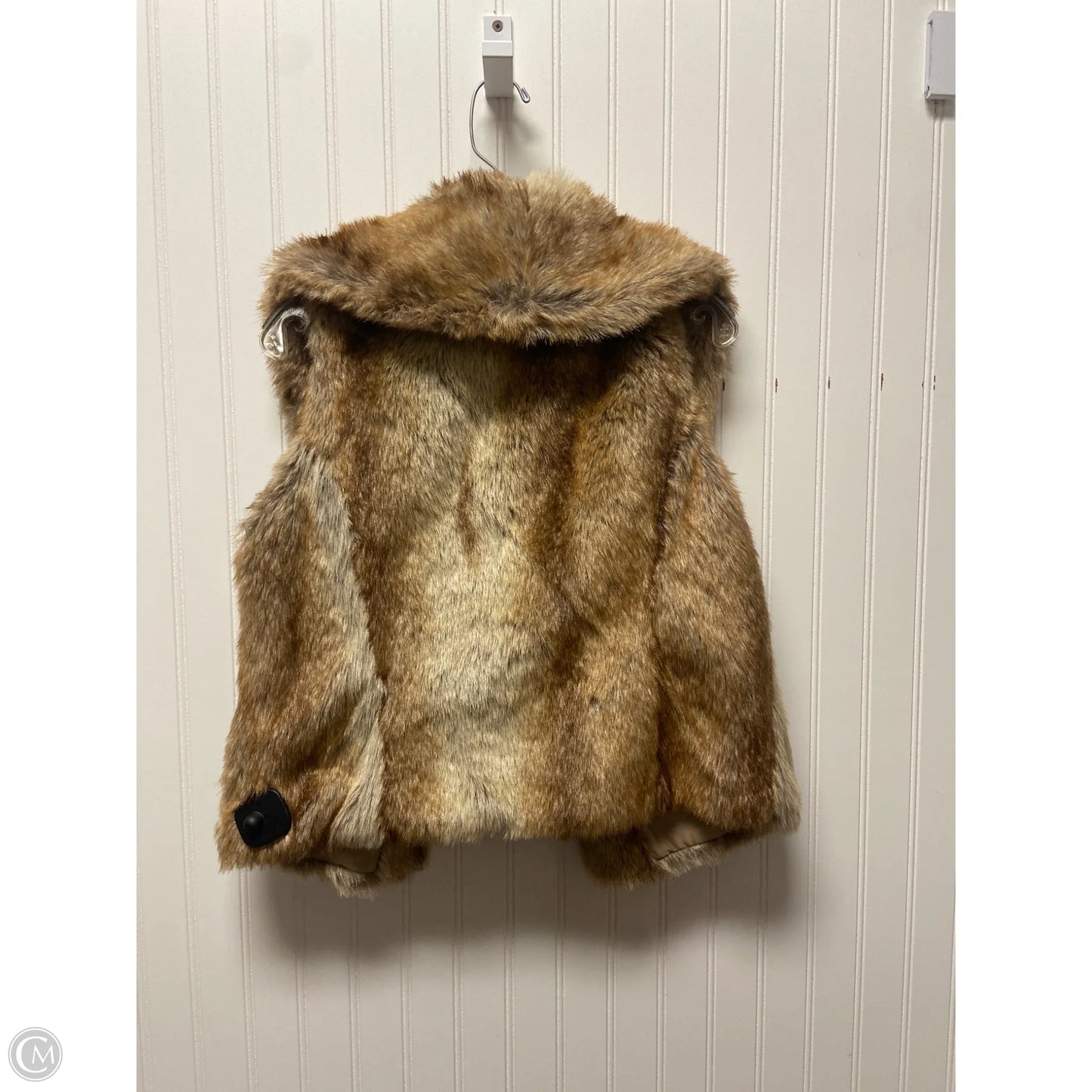 Vest Faux Fur & Sherpa By Vintage Havana In Brown, Size: S