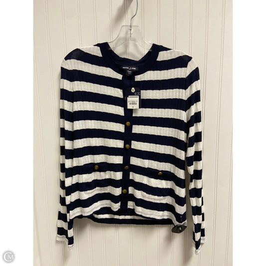 Top Long Sleeve By Nautica In Striped Pattern, Size: M