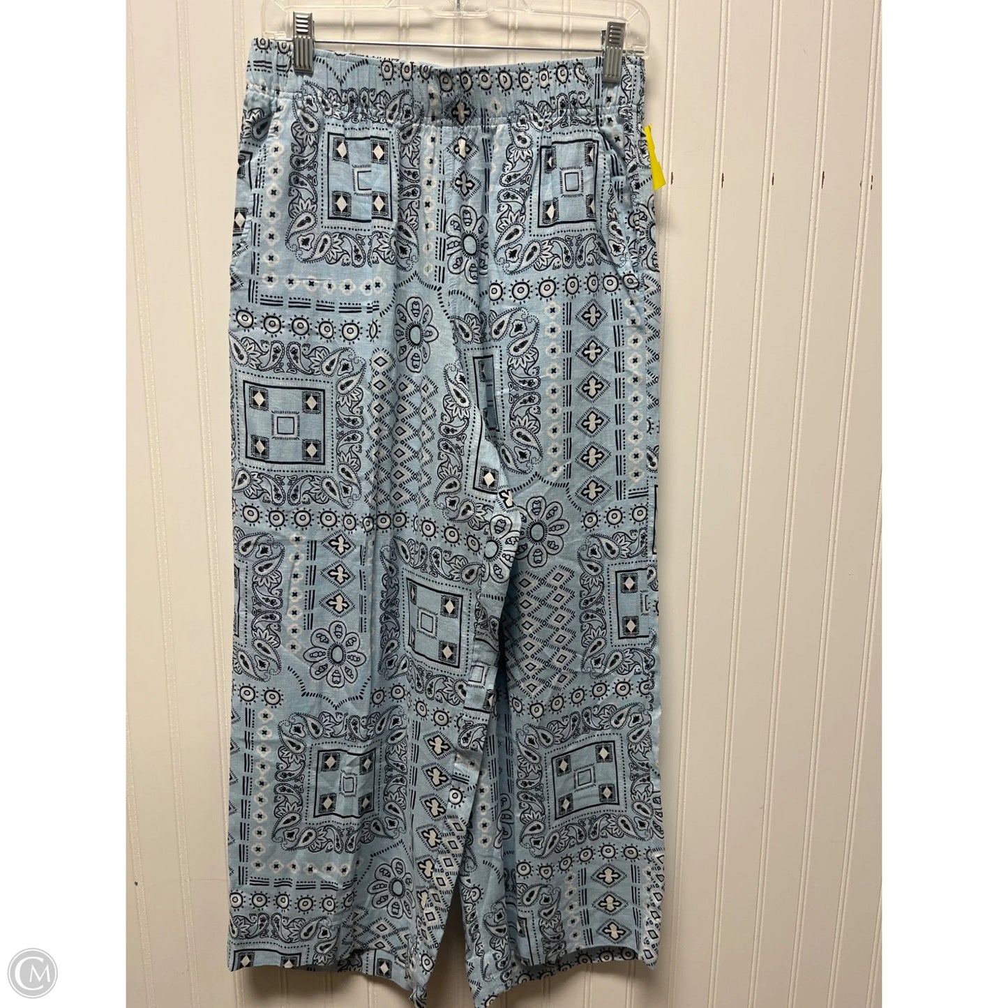 Pants Linen By Rachel Zoe In Blue, Size: 10