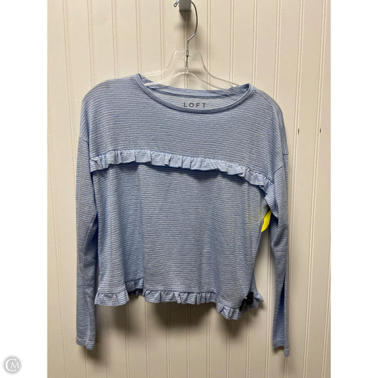 Top Long Sleeve Basic By Loft In Striped Pattern, Size: Sp