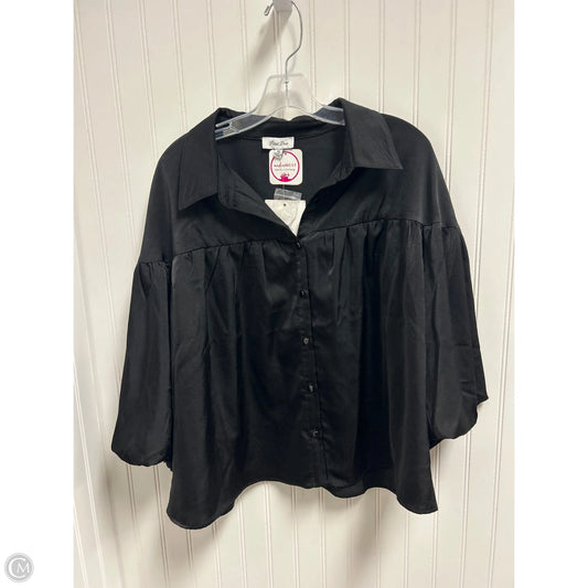 Top Long Sleeve By Clothes Mentor In Black, Size: Xl
