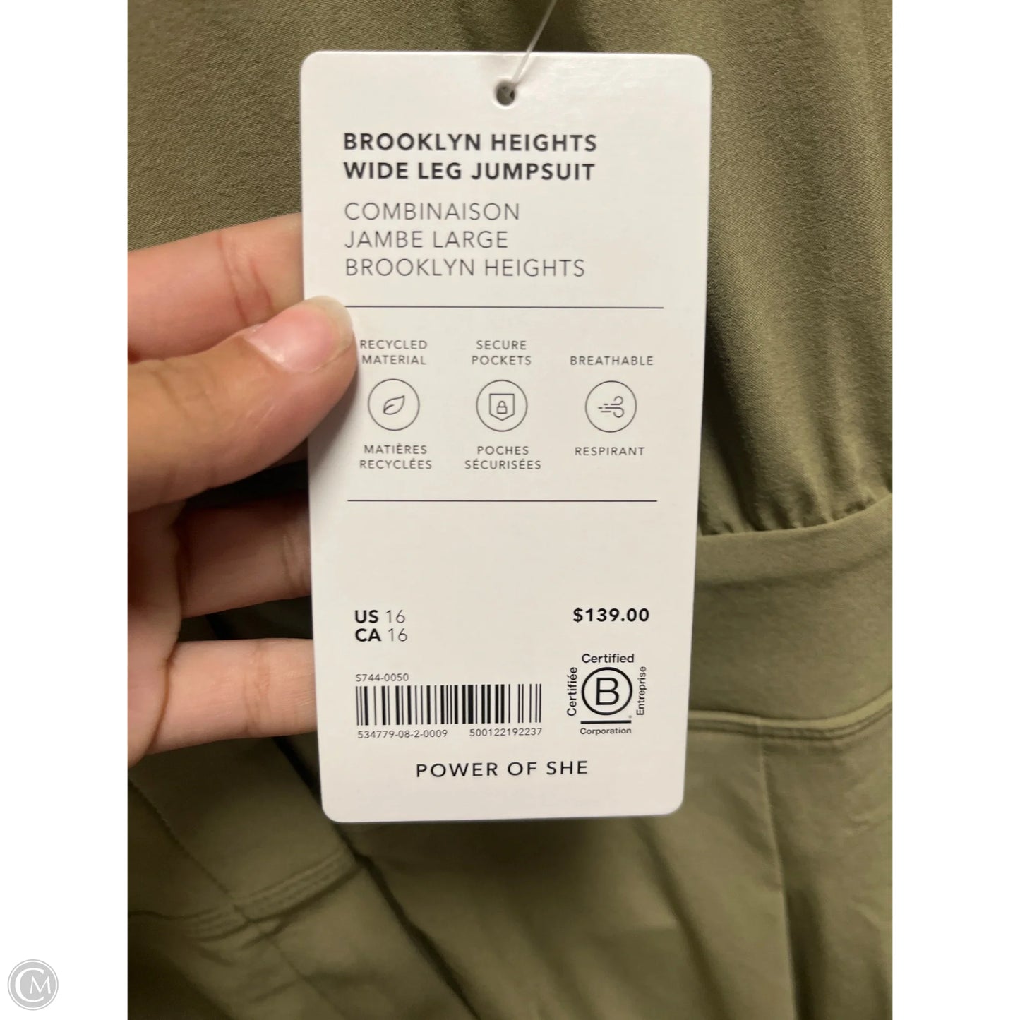 Jumpsuit By Athleta In Taupe, Size: 1x