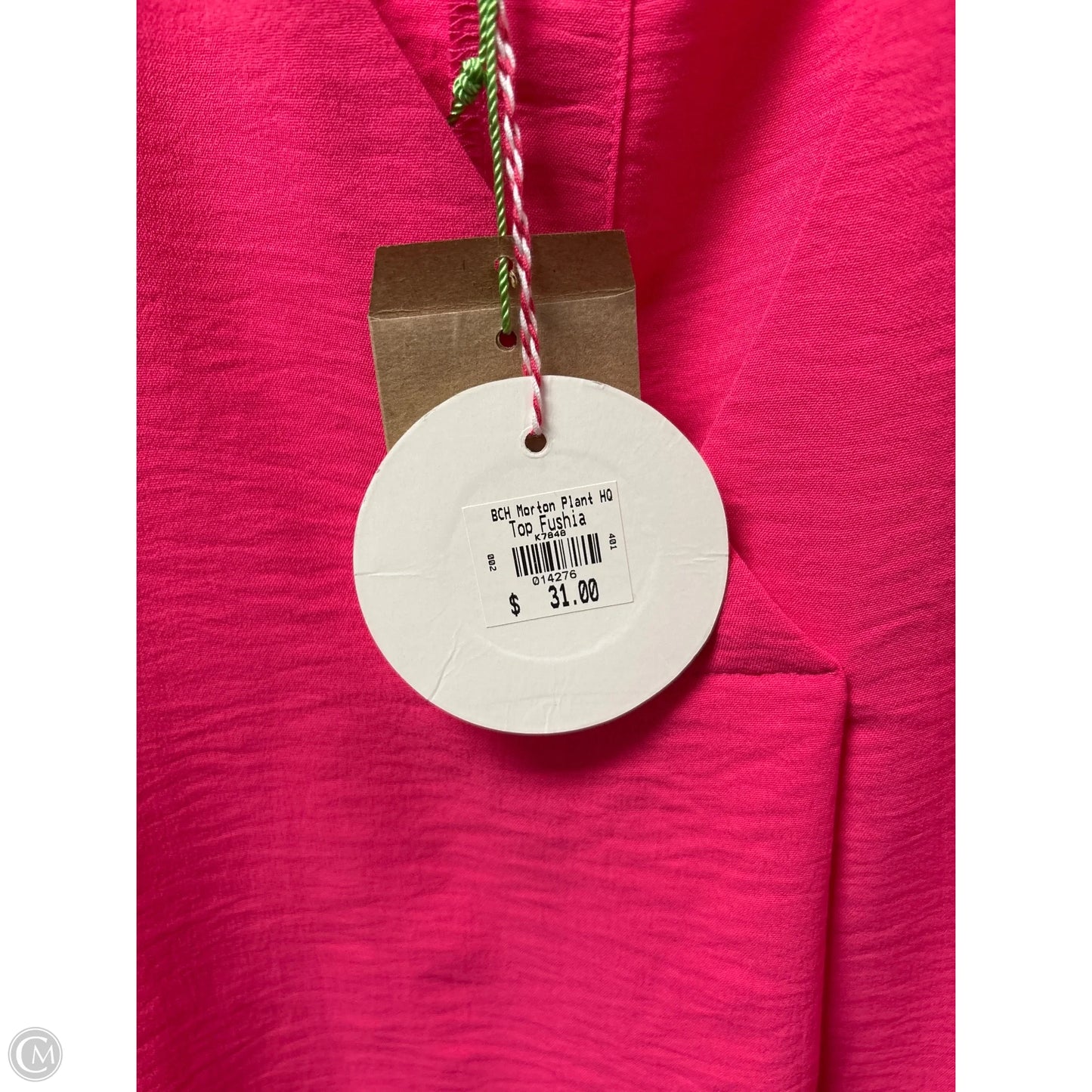 Top Short Sleeve By Umgee In Pink, Size: M