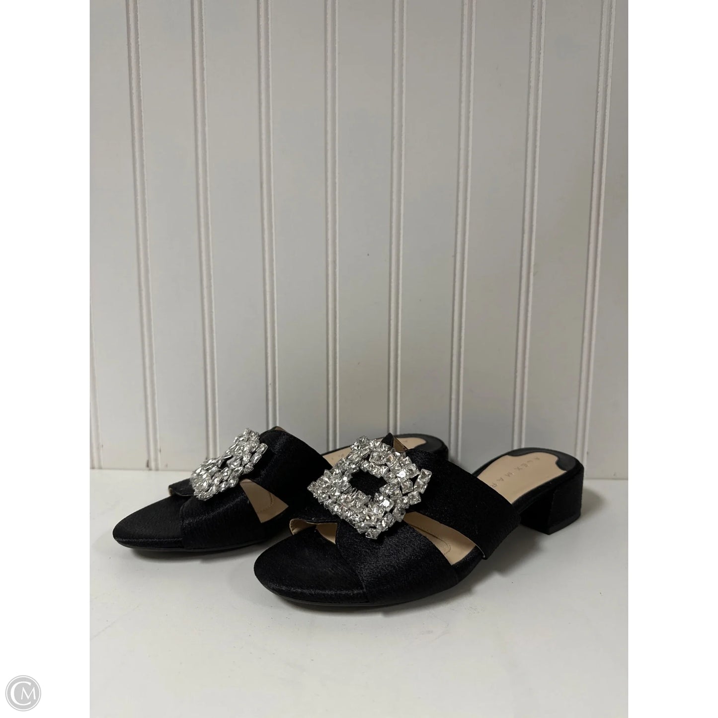 Sandals Flats By Alex Marie In Black, Size: 6