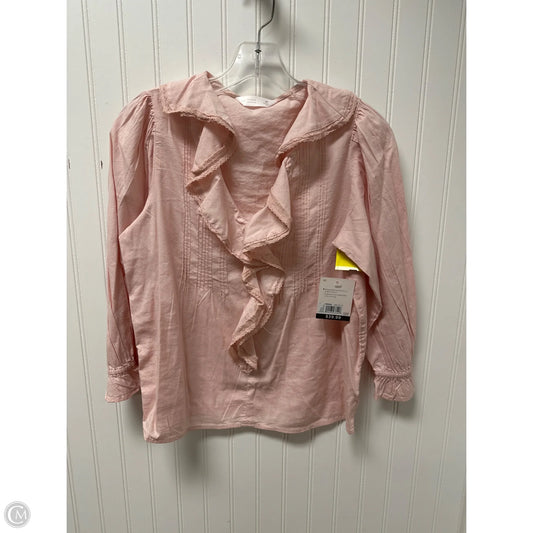 Top Long Sleeve By Lc Lauren Conrad In Pink, Size: Xs
