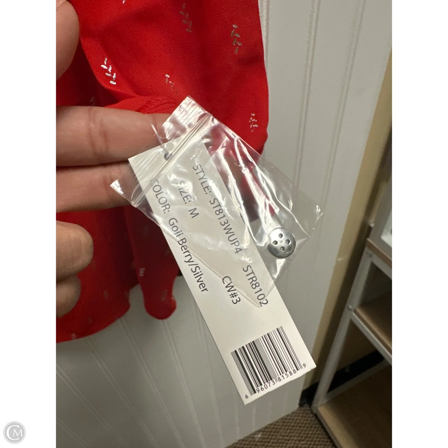 Top Long Sleeve By Zac And Rachel In Red, Size: M