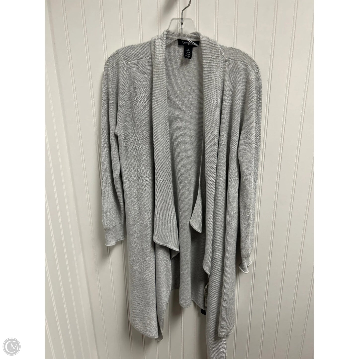 Sweater Cardigan By White House Black Market In Grey, Size: M