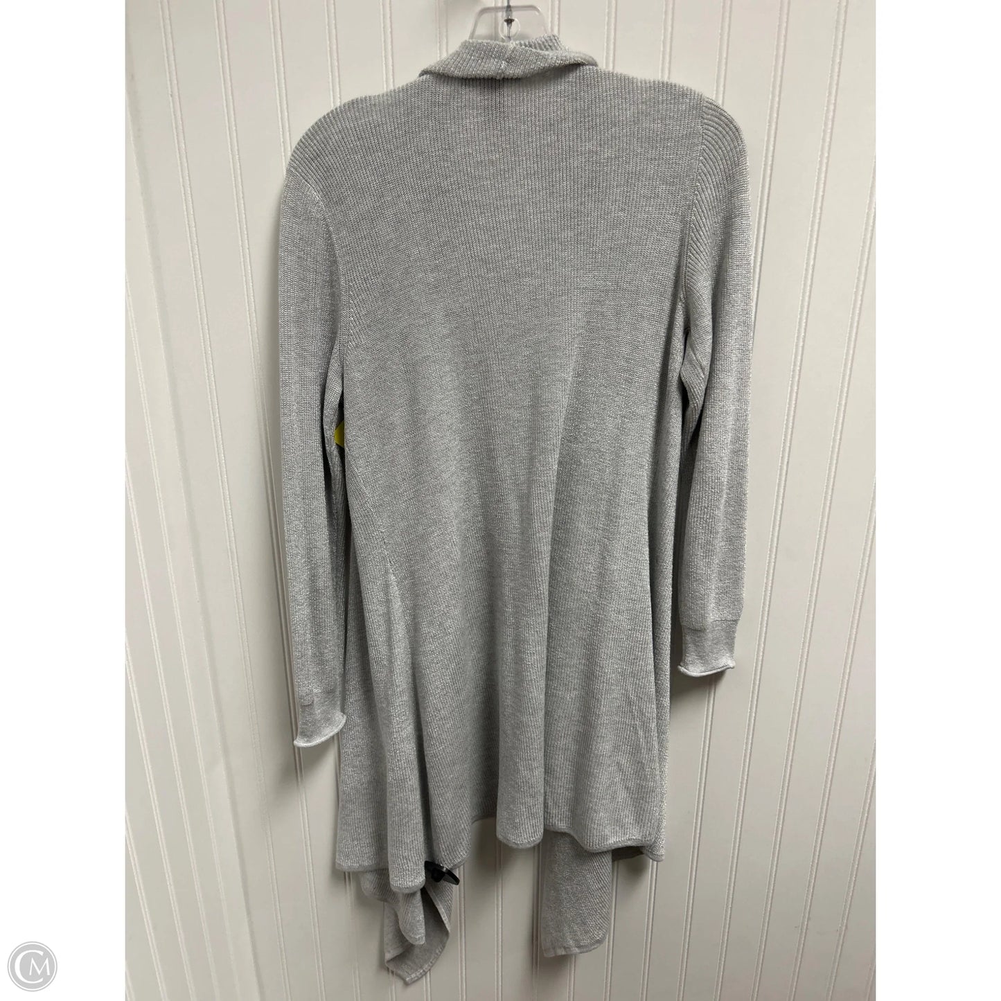 Sweater Cardigan By White House Black Market In Grey, Size: M
