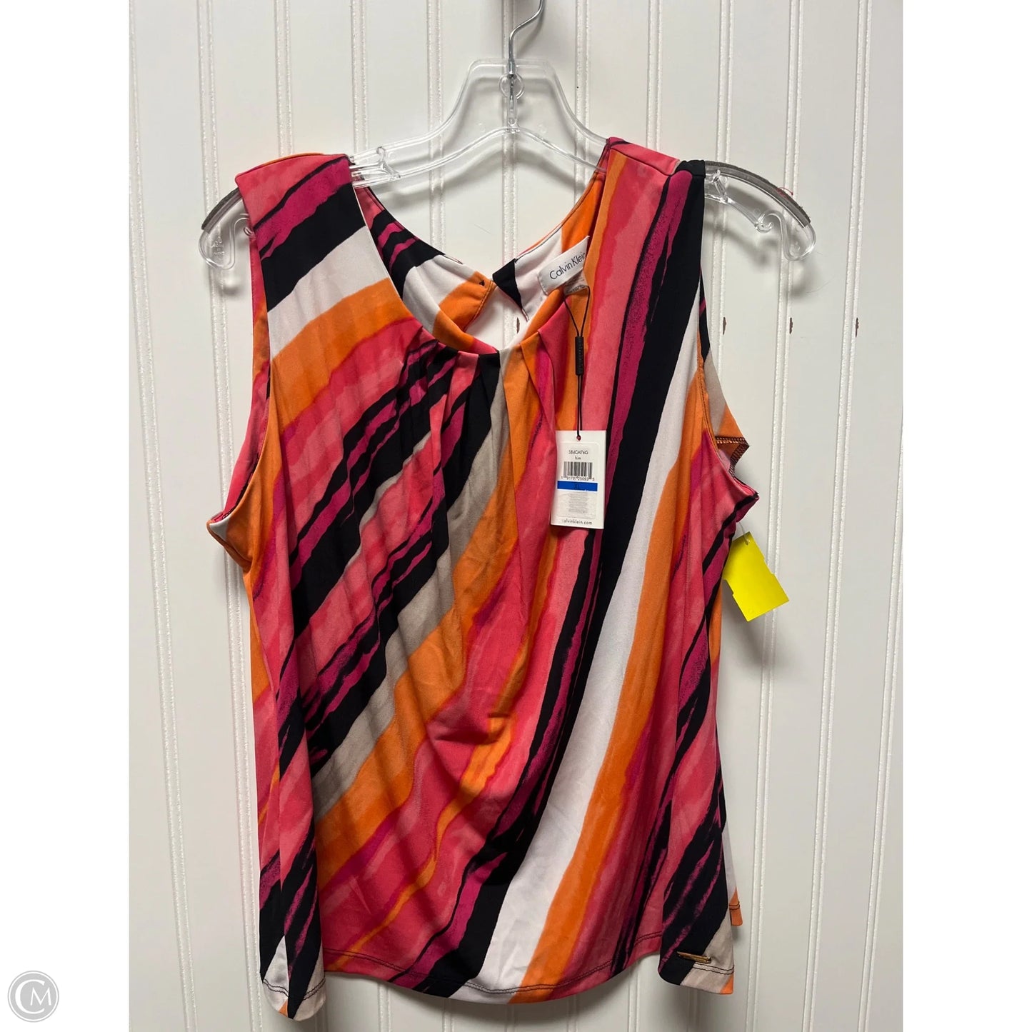 Top Sleeveless Basic By Calvin Klein In Multi-colored, Size: Xl