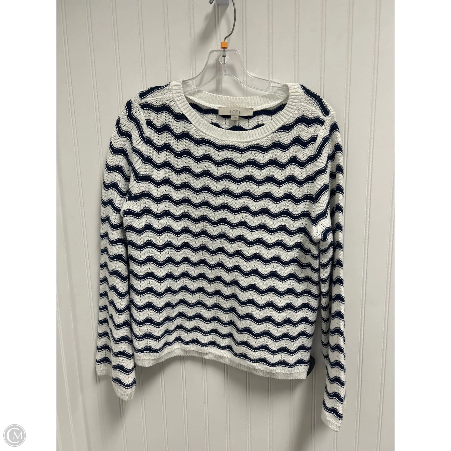 Sweater By Loft In Striped Pattern, Size: S