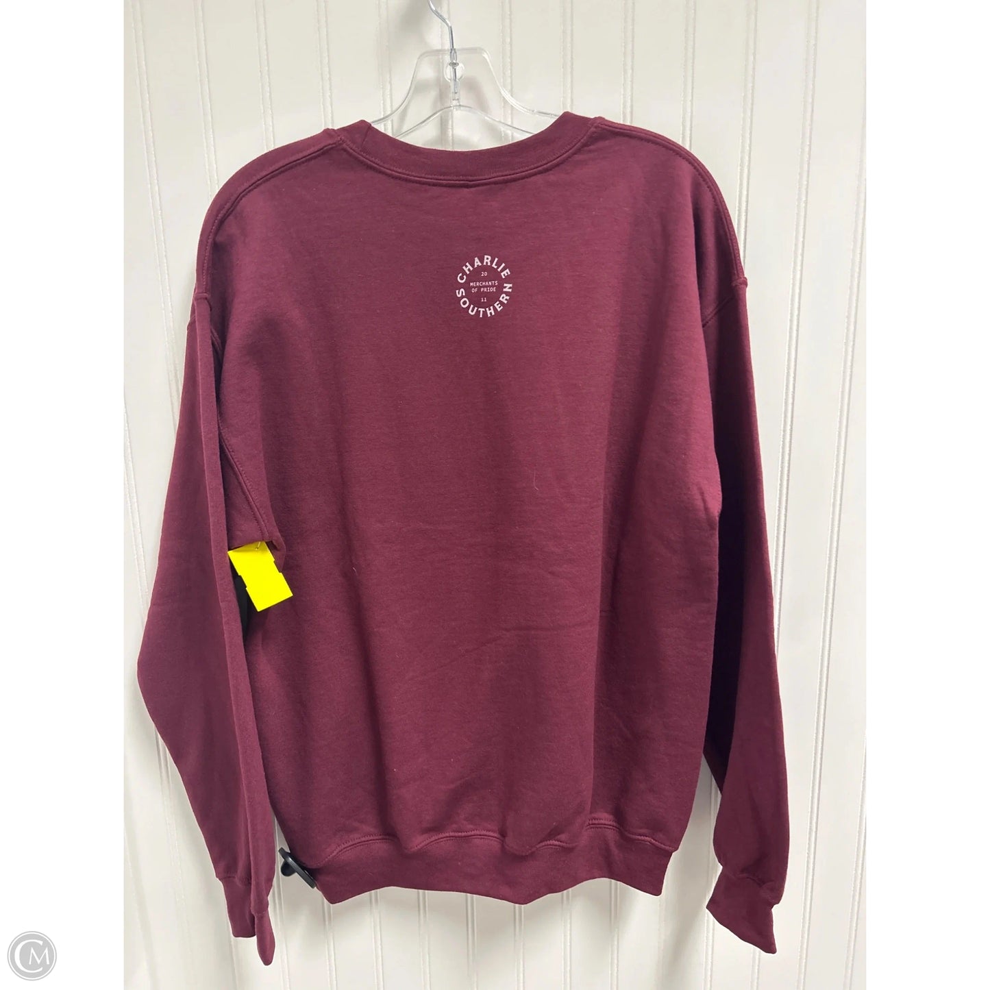 Sweatshirt Crewneck By Clothes Mentor In Purple, Size: M