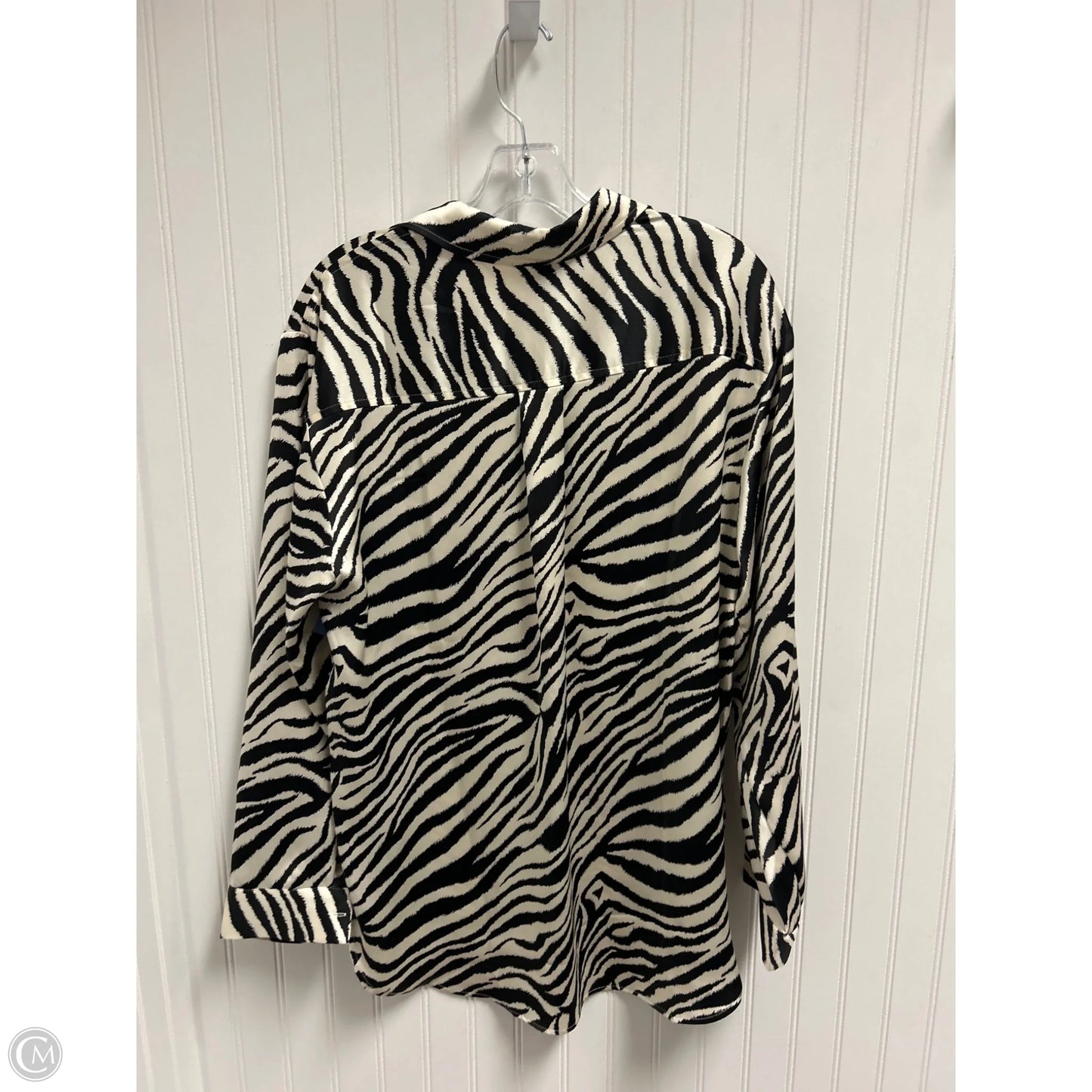 Top Long Sleeve By Rachel Zoe In Animal Print, Size: L