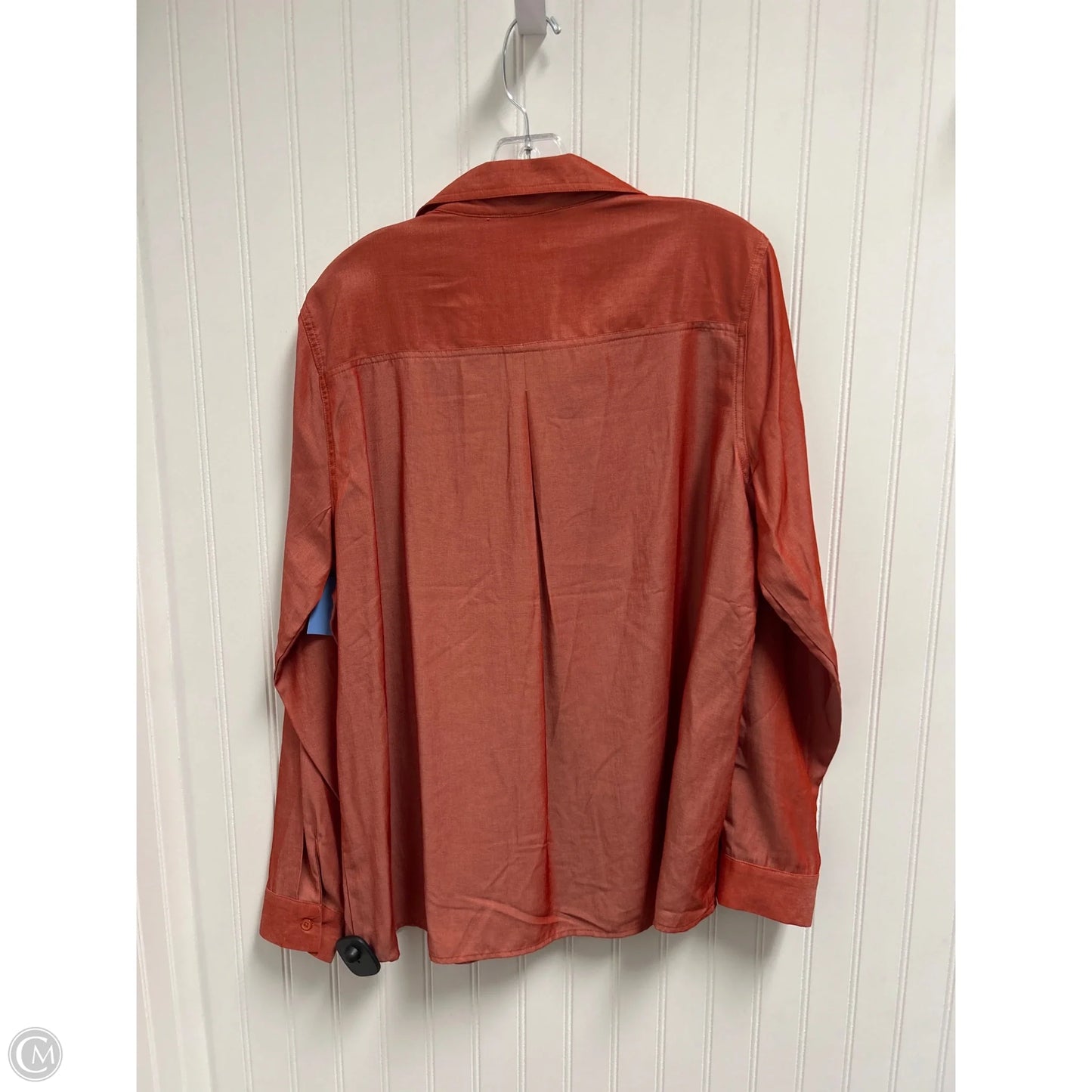 Top Long Sleeve By Indigo Rose In Orange, Size: Xl