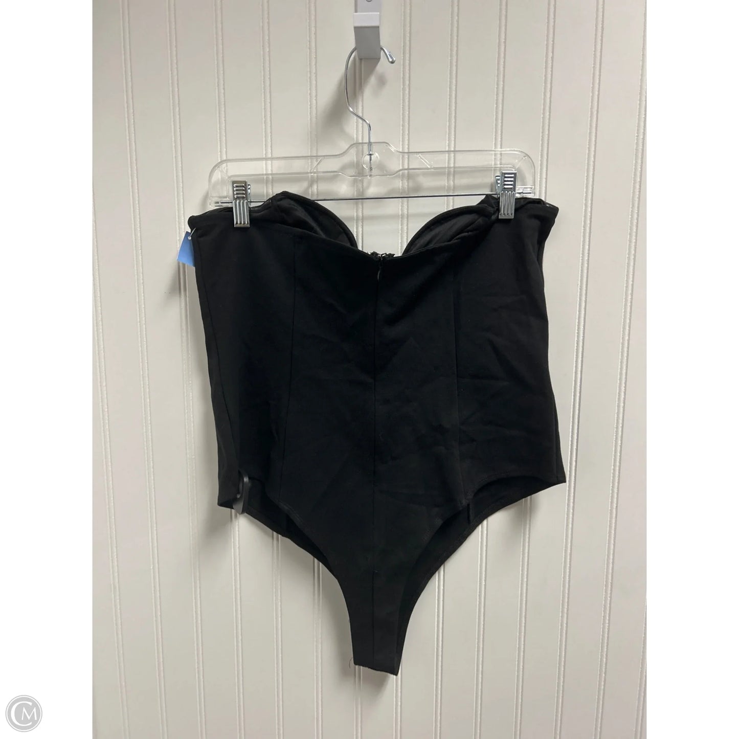 Bodysuit By Clothes Mentor In Black, Size: L