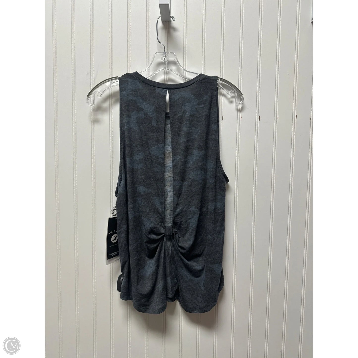 Athletic Tank Top By Cmb In Camouflage Print, Size: M