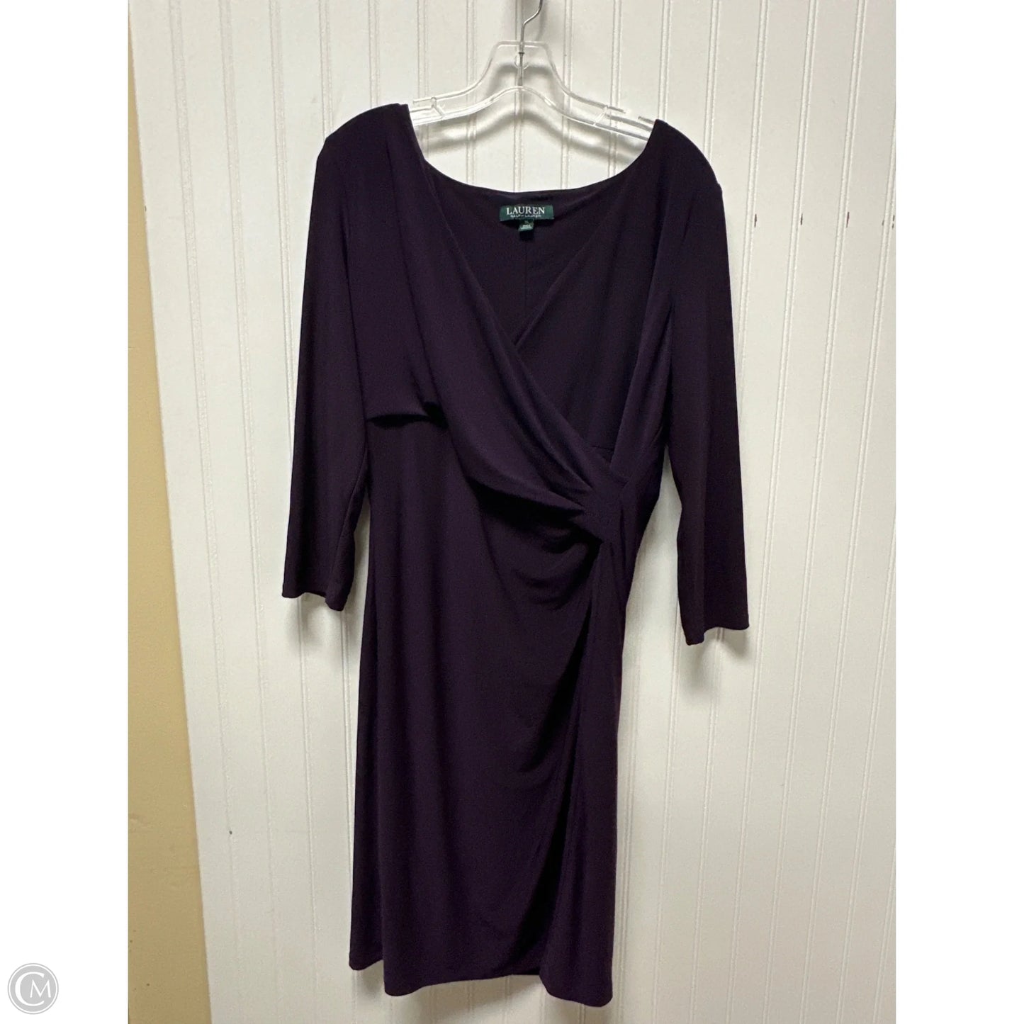 Dress Party Short By Ralph Lauren In Purple, Size: Xl