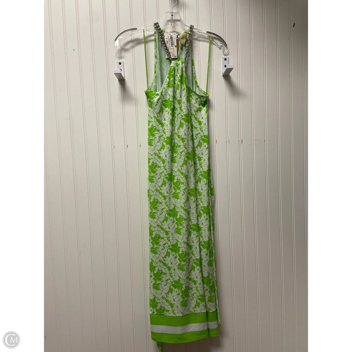 Dress Casual Midi By Michael By Michael Kors In Green, Size: S