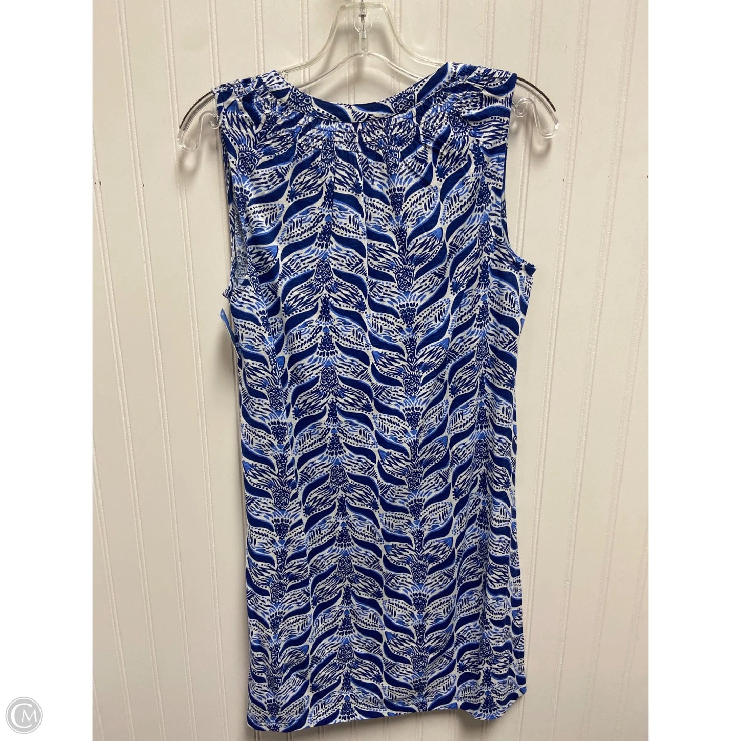Dress Designer By Lilly Pulitzer In Blue & White, Size: S