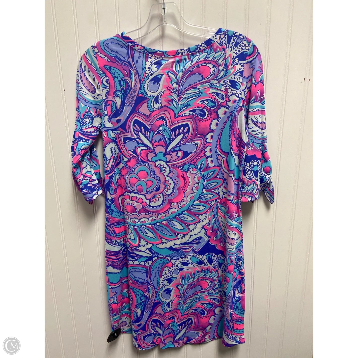 Dress Designer By Lilly Pulitzer In Pink & Purple, Size: S
