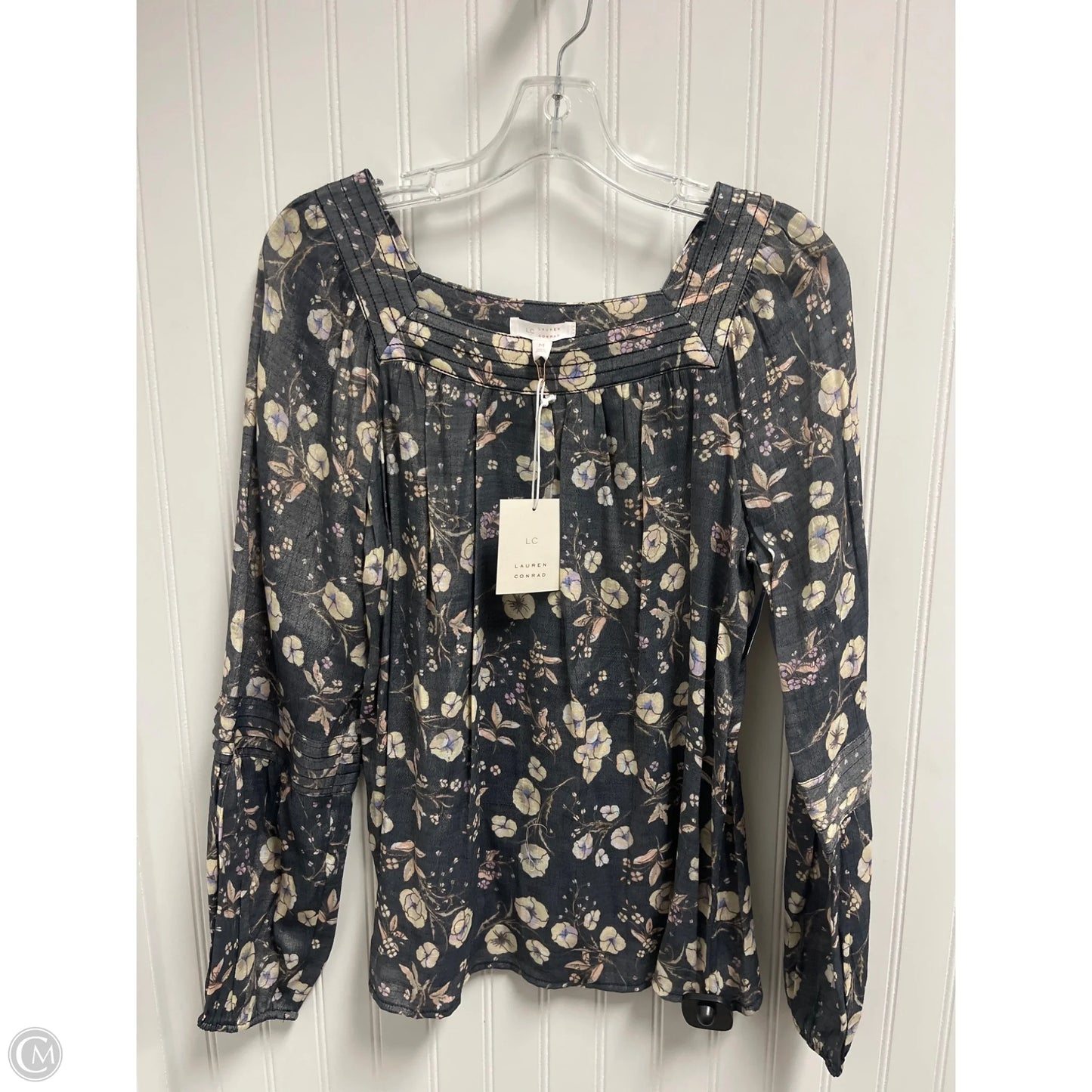 Top Long Sleeve By Lc Lauren Conrad In Grey, Size: M