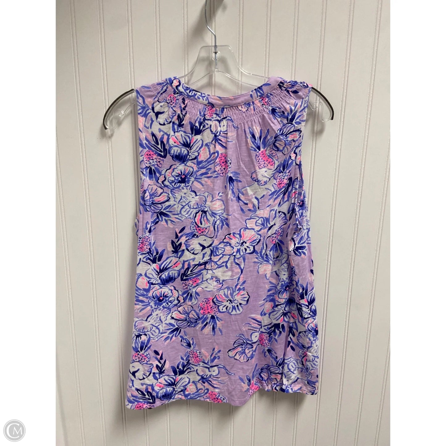 Top Sleeveless Designer By Lilly Pulitzer In Purple, Size: L
