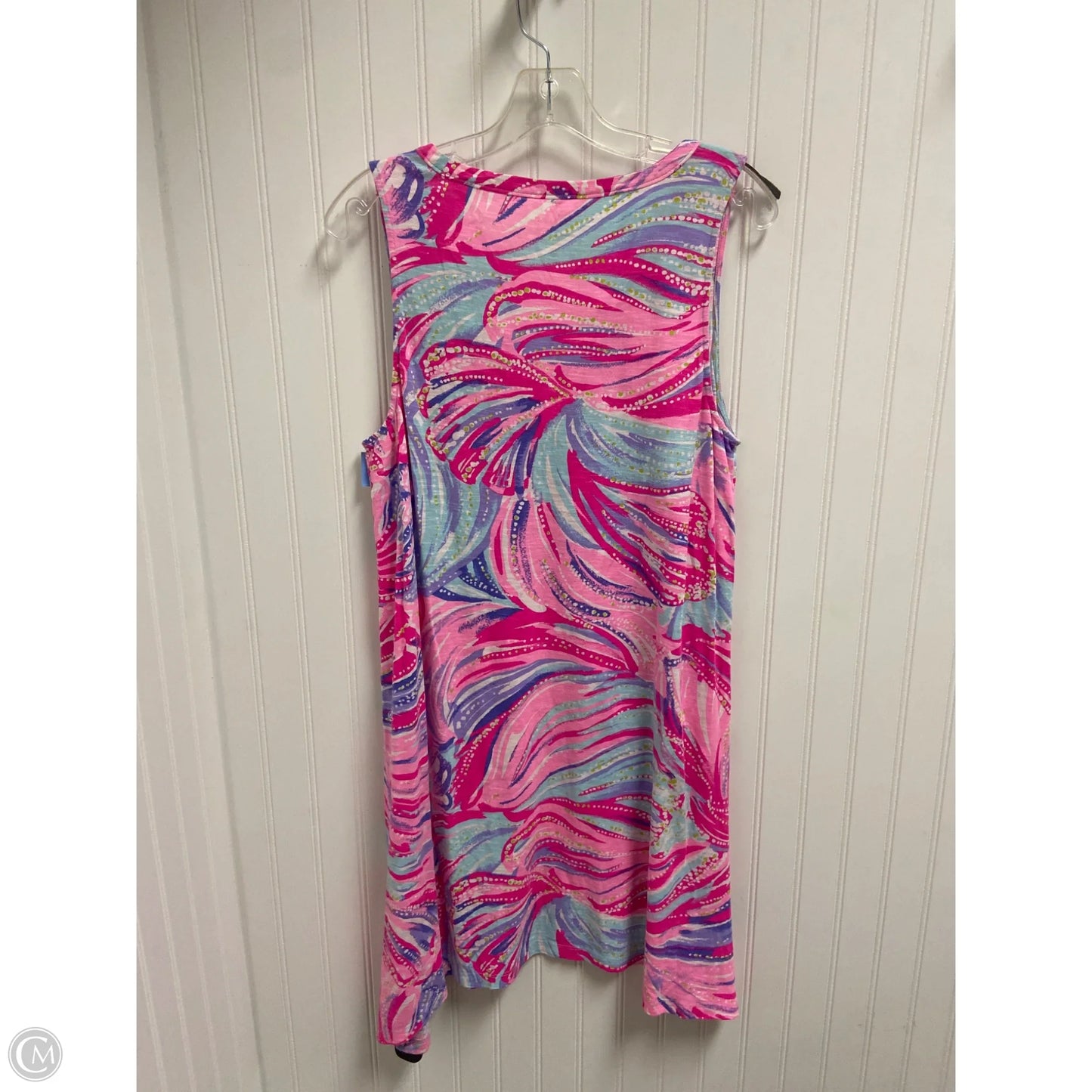 Dress Designer By Lilly Pulitzer In Pink & Purple, Size: L