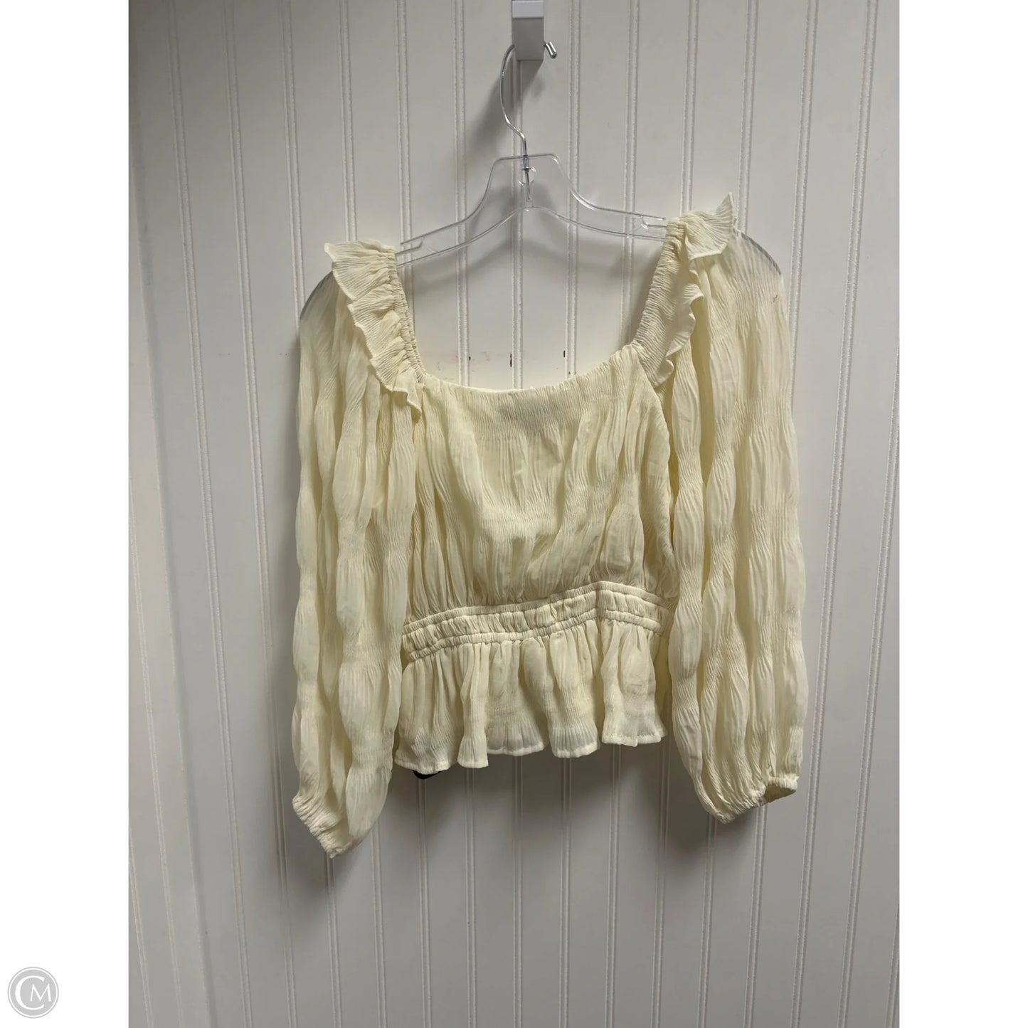 Top Long Sleeve By Lulus In Floral Print, Size: S