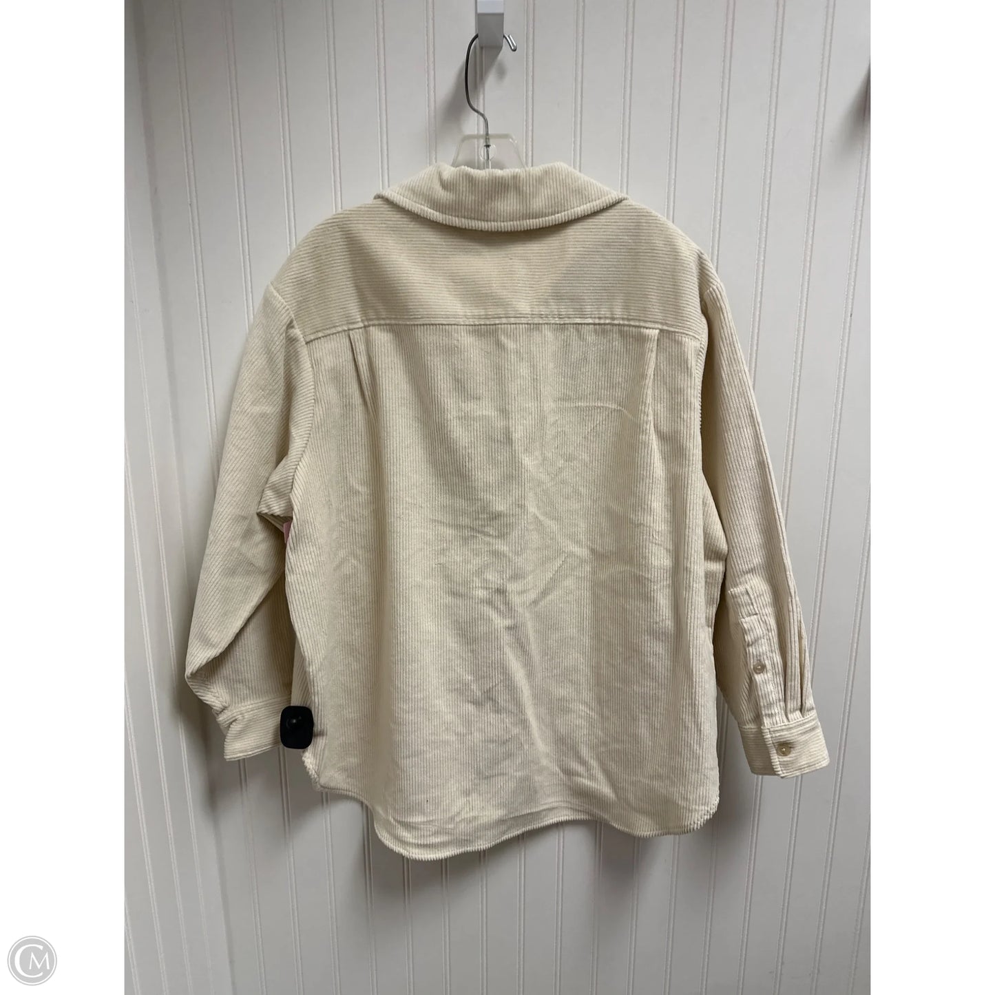 Top Long Sleeve By Gap In Beige, Size: M