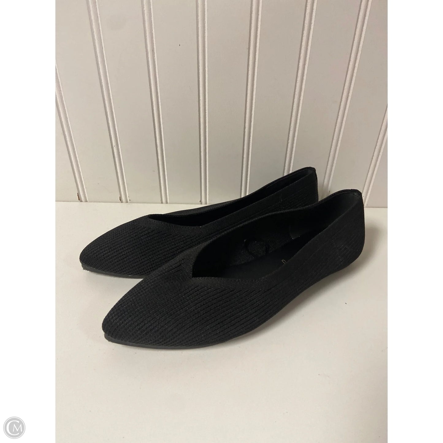 Shoes Flats By Clothes Mentor In Black, Size: 6.5