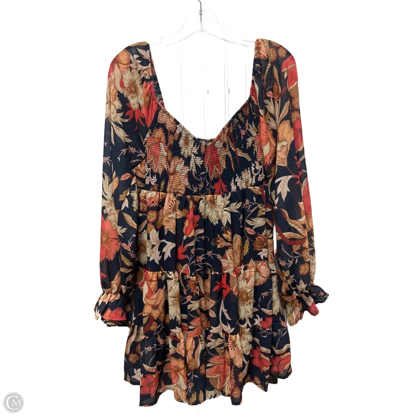 Dress Casual Short By Clothes Mentor In Floral Print, Size: M