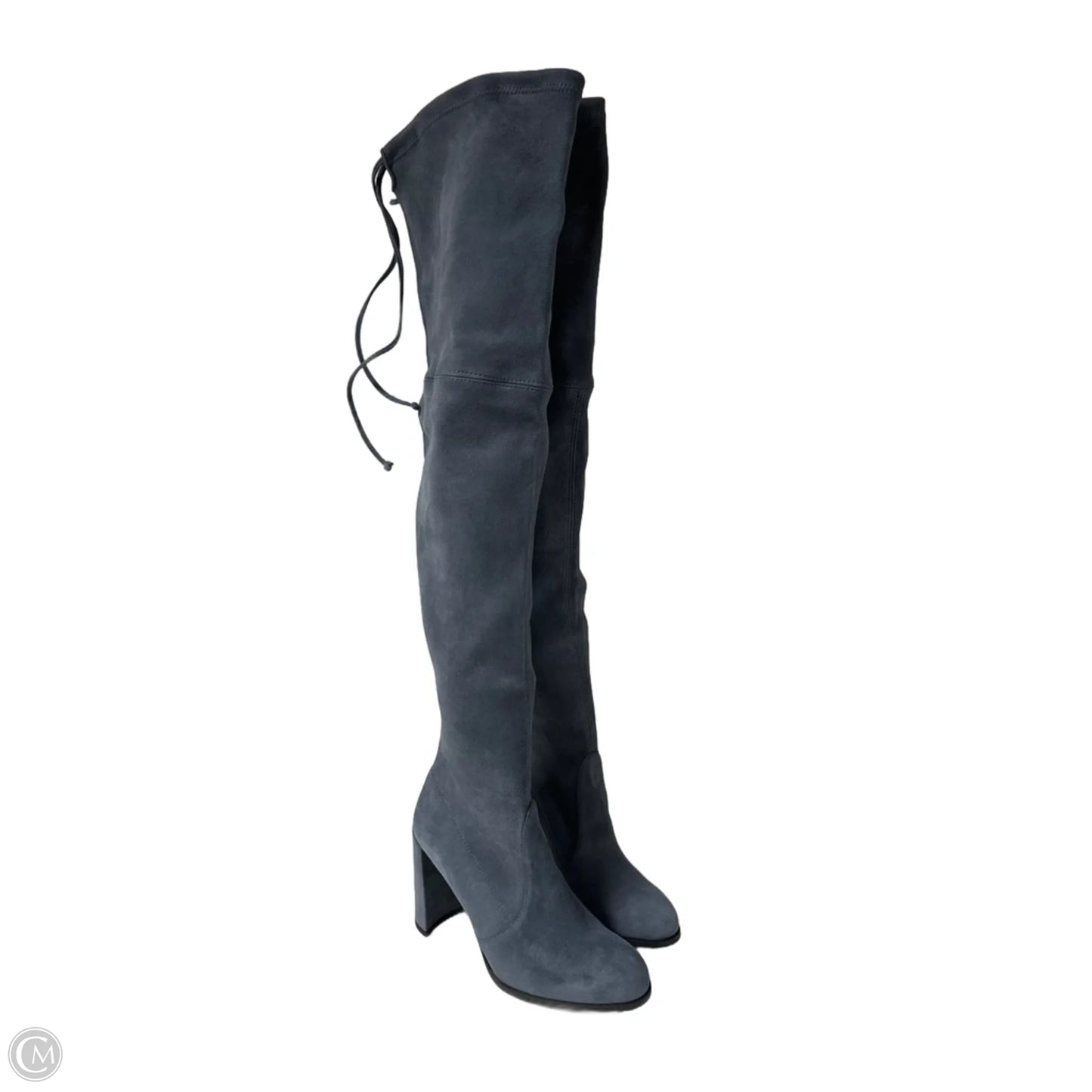 Boots Designer By Stuart Weitzman In Blue, Size: 6