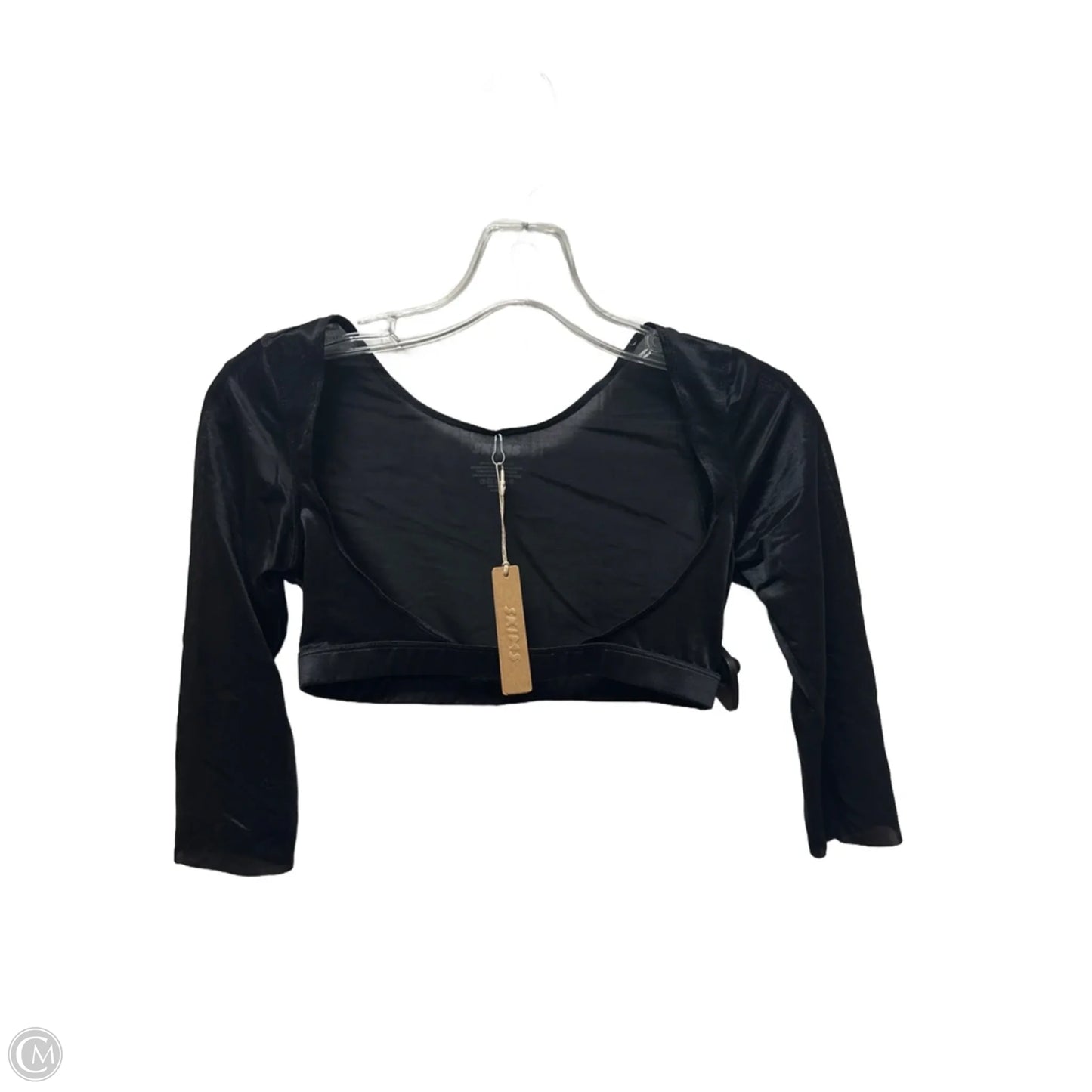 Top Long Sleeve By Skims In Black, Size: M