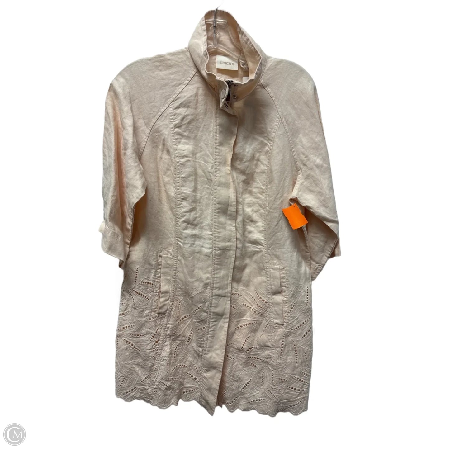 Jacket Other By Chicos In Peach, Size: M