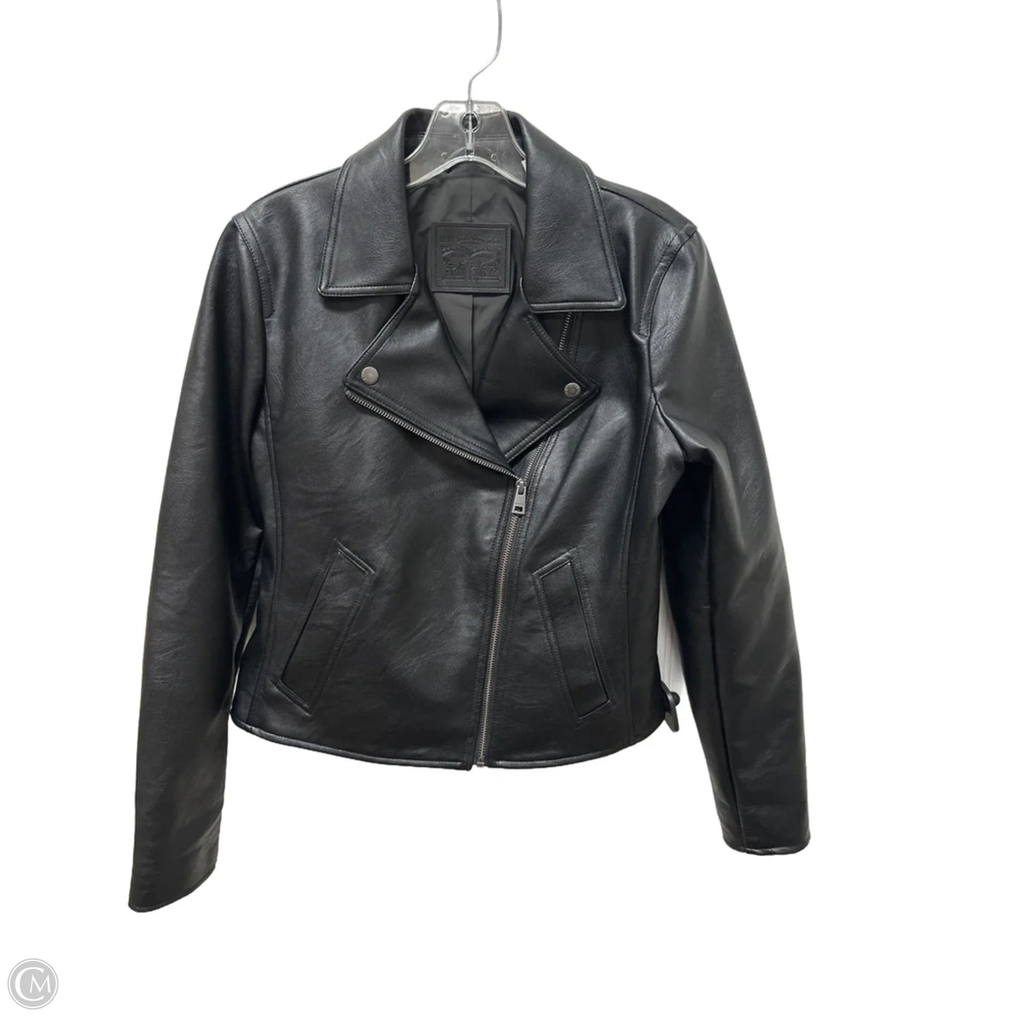 Jacket Moto By Levis In Black, Size: Sp