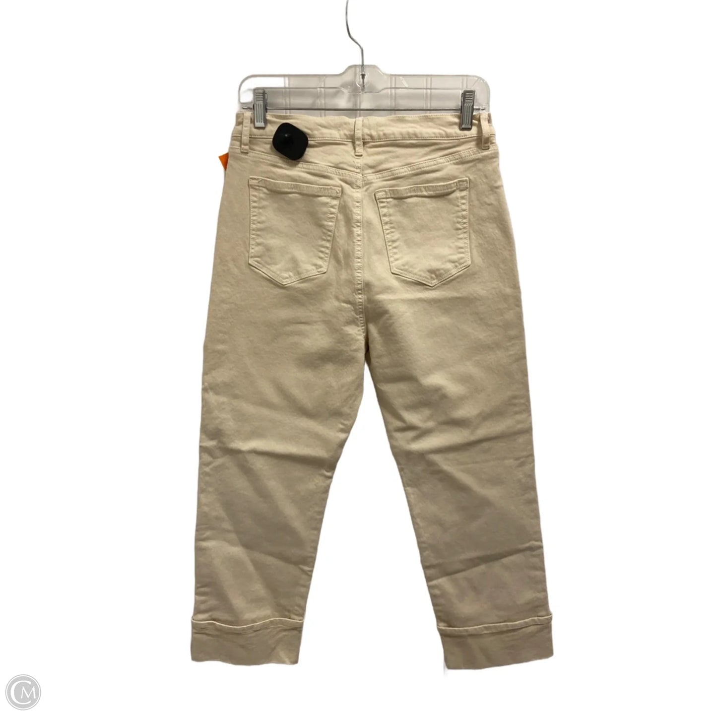 Jeans Straight By Loft In Beige, Size: 8