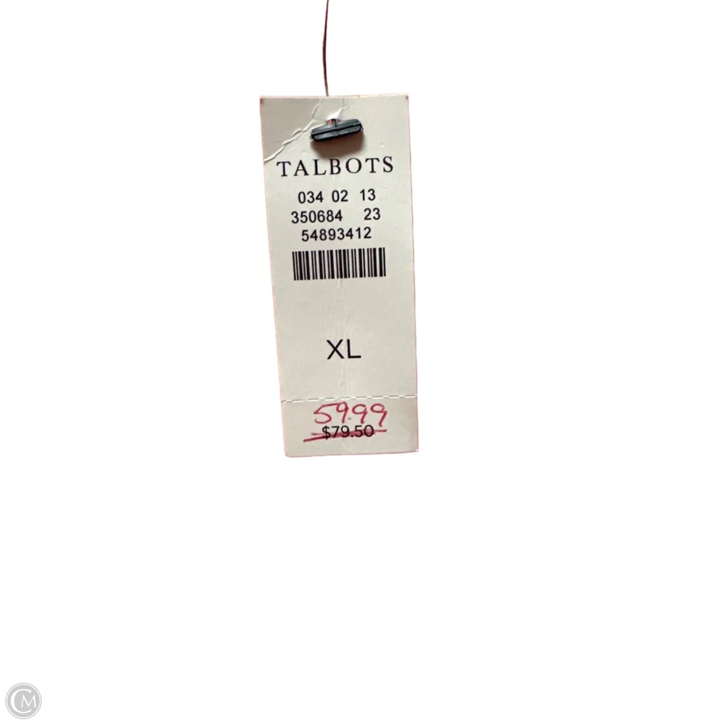 Sweater By Talbots In Orange, Size: Xl