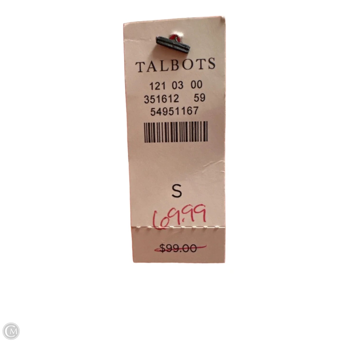 Sweater By Talbots In Orange, Size: S