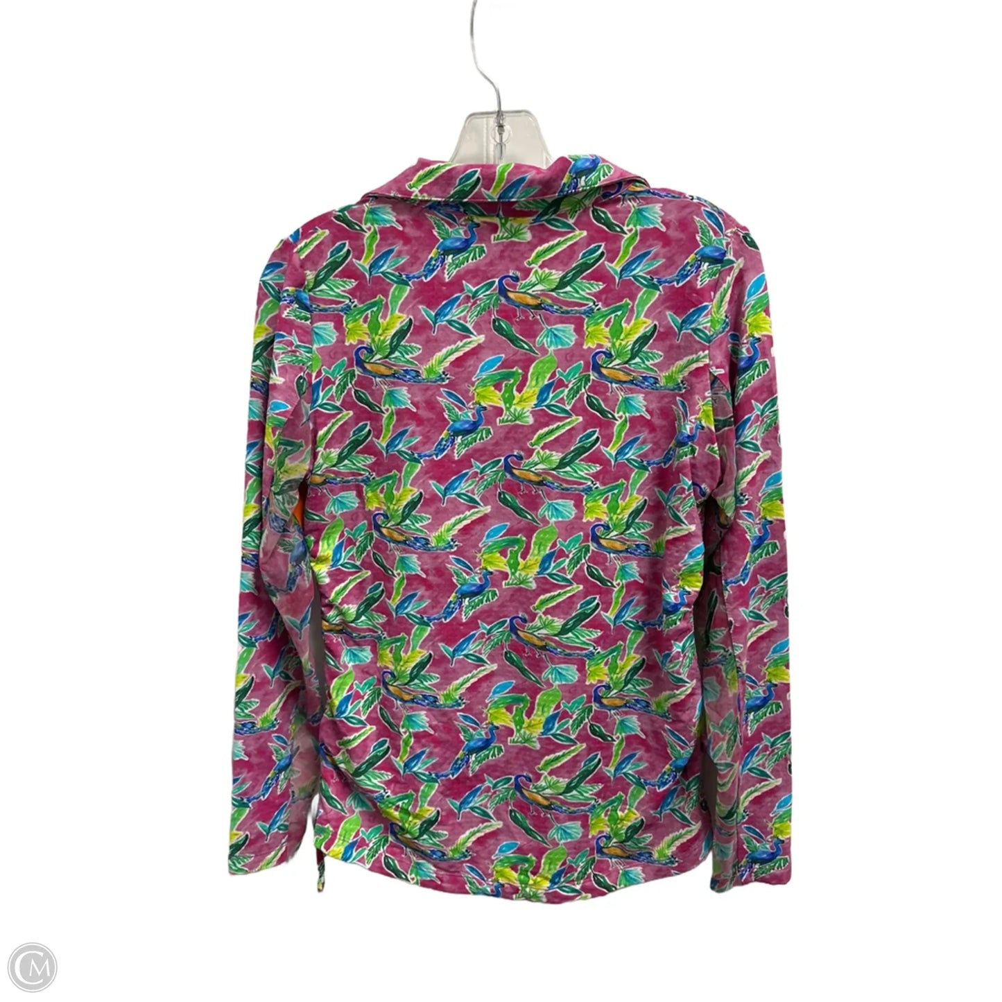 Athletic Sweatshirt Collar By Ibkul In Pink, Size: S
