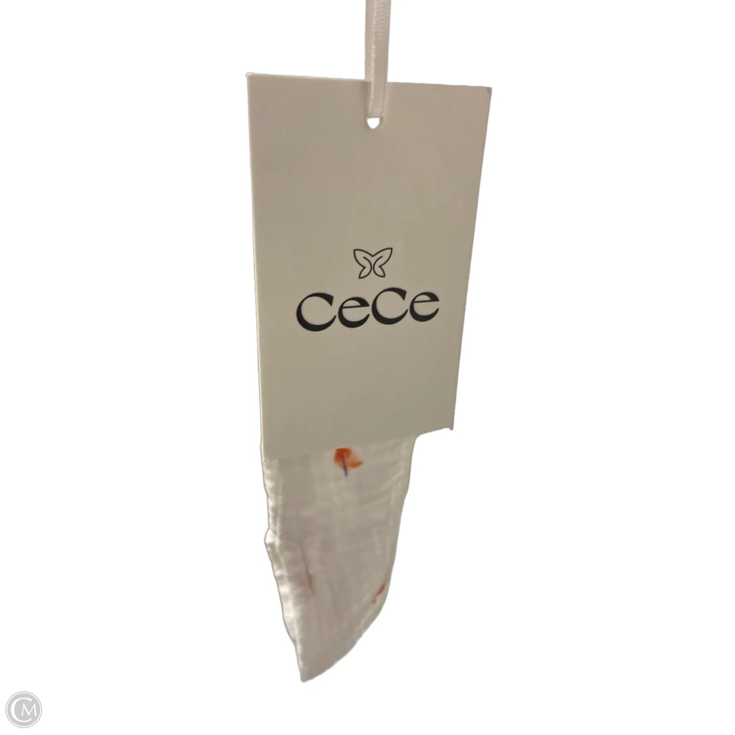 Top Short Sleeve By Cece In White, Size: M